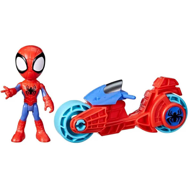 Spidey con moto - hasbro - 5010996118530