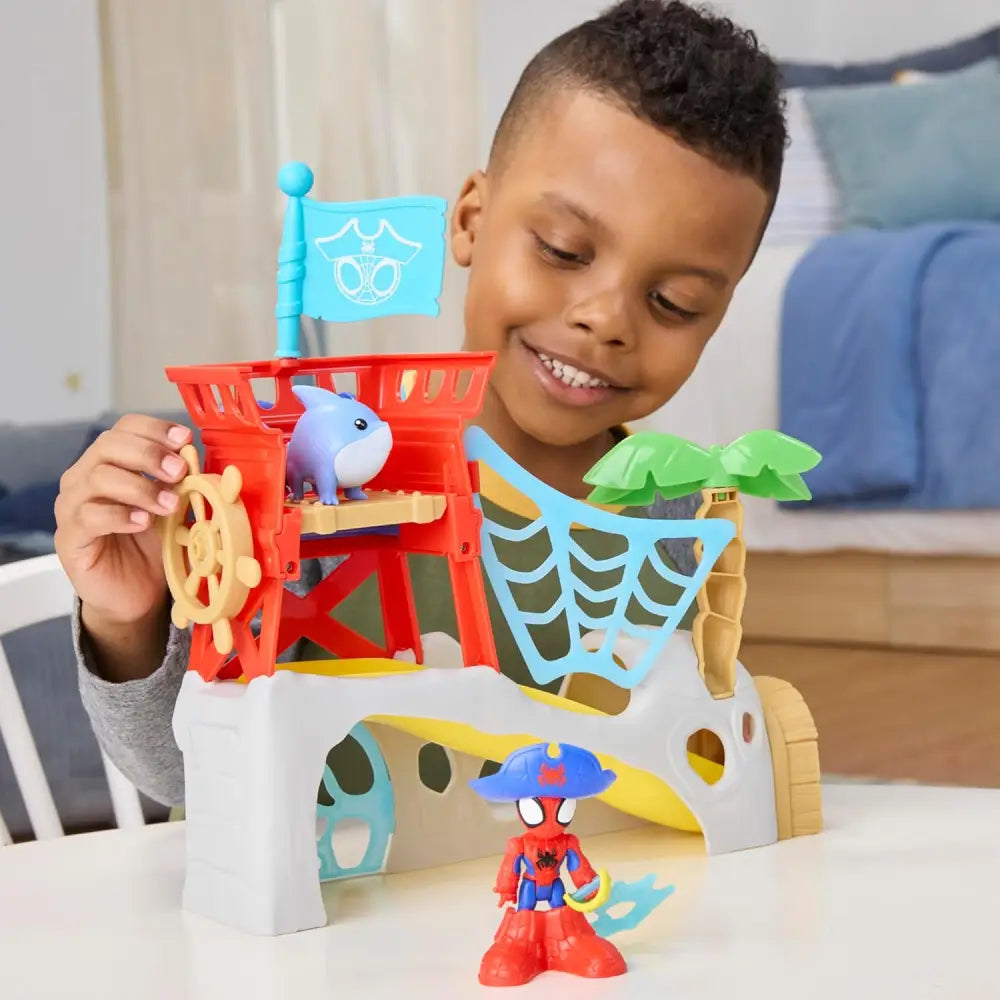 Spidey Isola dei Pirati Plyaset - Hasbro - 5010996308757