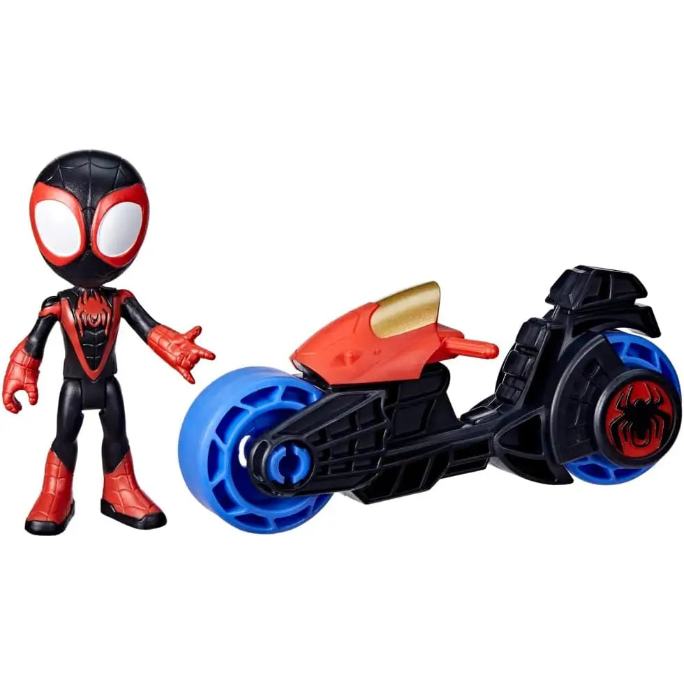 Spidey Moto Miles Morales – Hasbro Marvel Motocicletta e Action Figure Spider-Man - 5010996225566