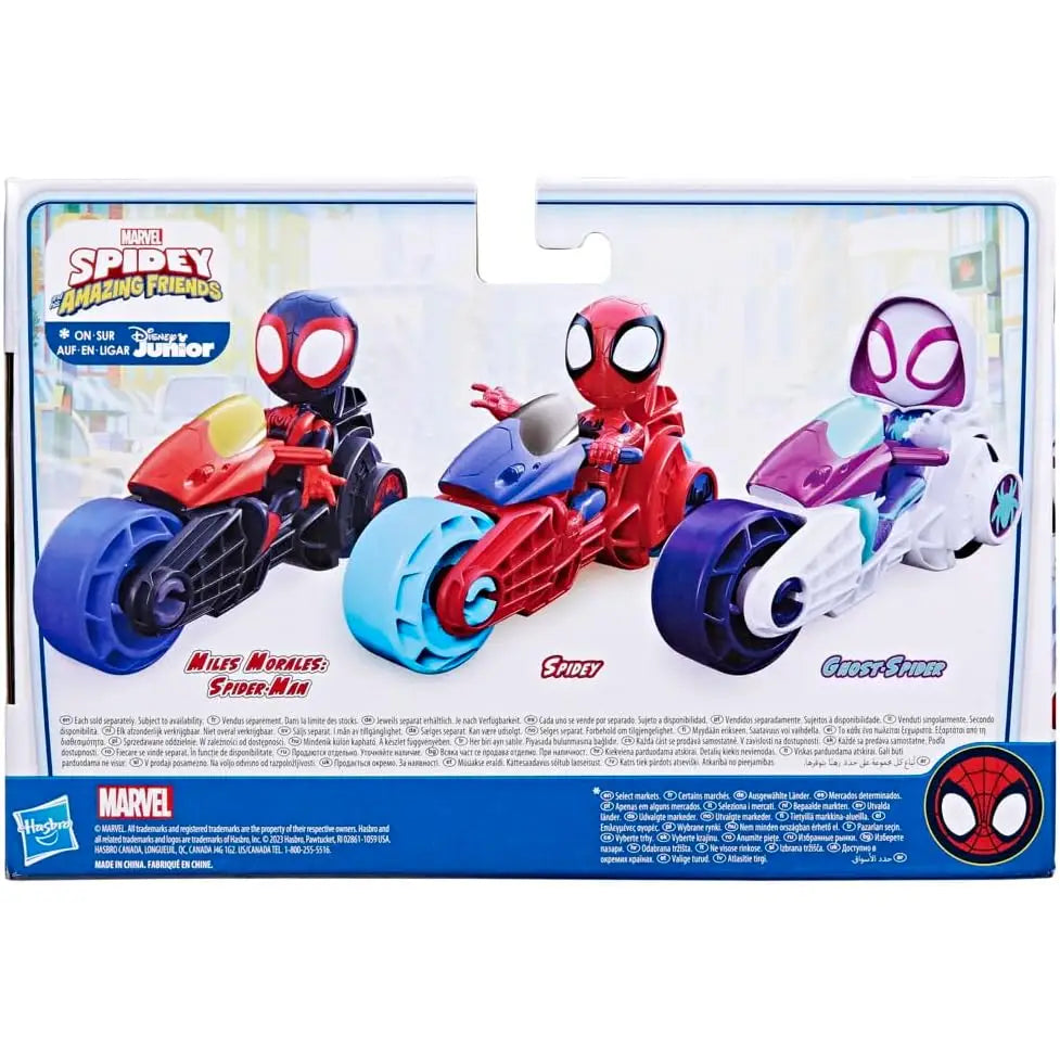 Spidey Moto Miles Morales – Hasbro Marvel Motocicletta e Action Figure Spider-Man - 5010996225566