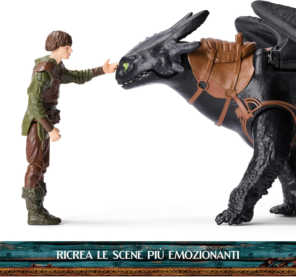 Giocattoli DreamWorks Dragons | Sdentato & Hiccup – Drago e Vichingo 4+ - spin master dragon