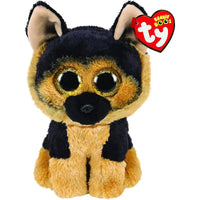 Spirit peluche beanie boos pastore tedesco 15 cm con peluche morbido e occhi dorati glitterati cane pastore tedesco