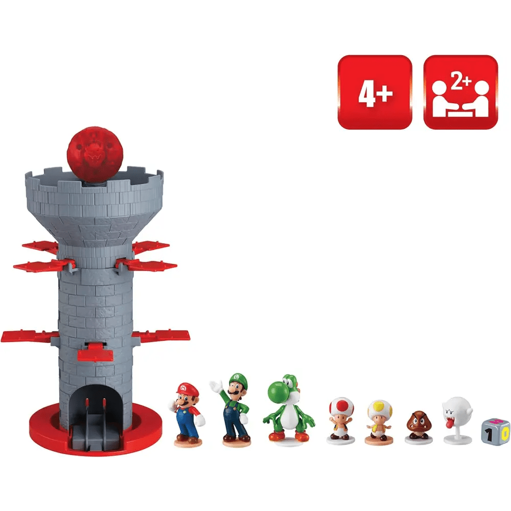 Super Mario Blow Up! Shaky Tower - Giocattoli e Bambini - Toys Store5054131073568