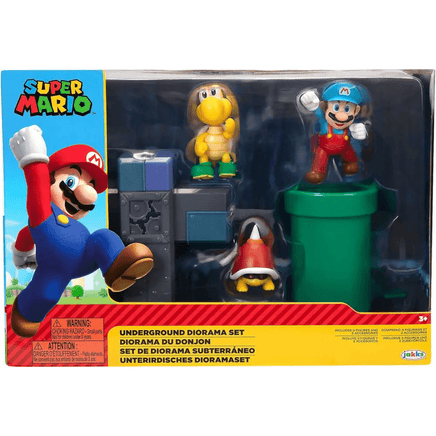 Super Mario set Diorama sotterraneo - Giocattoli e Bambini - Toys Store0192995404267