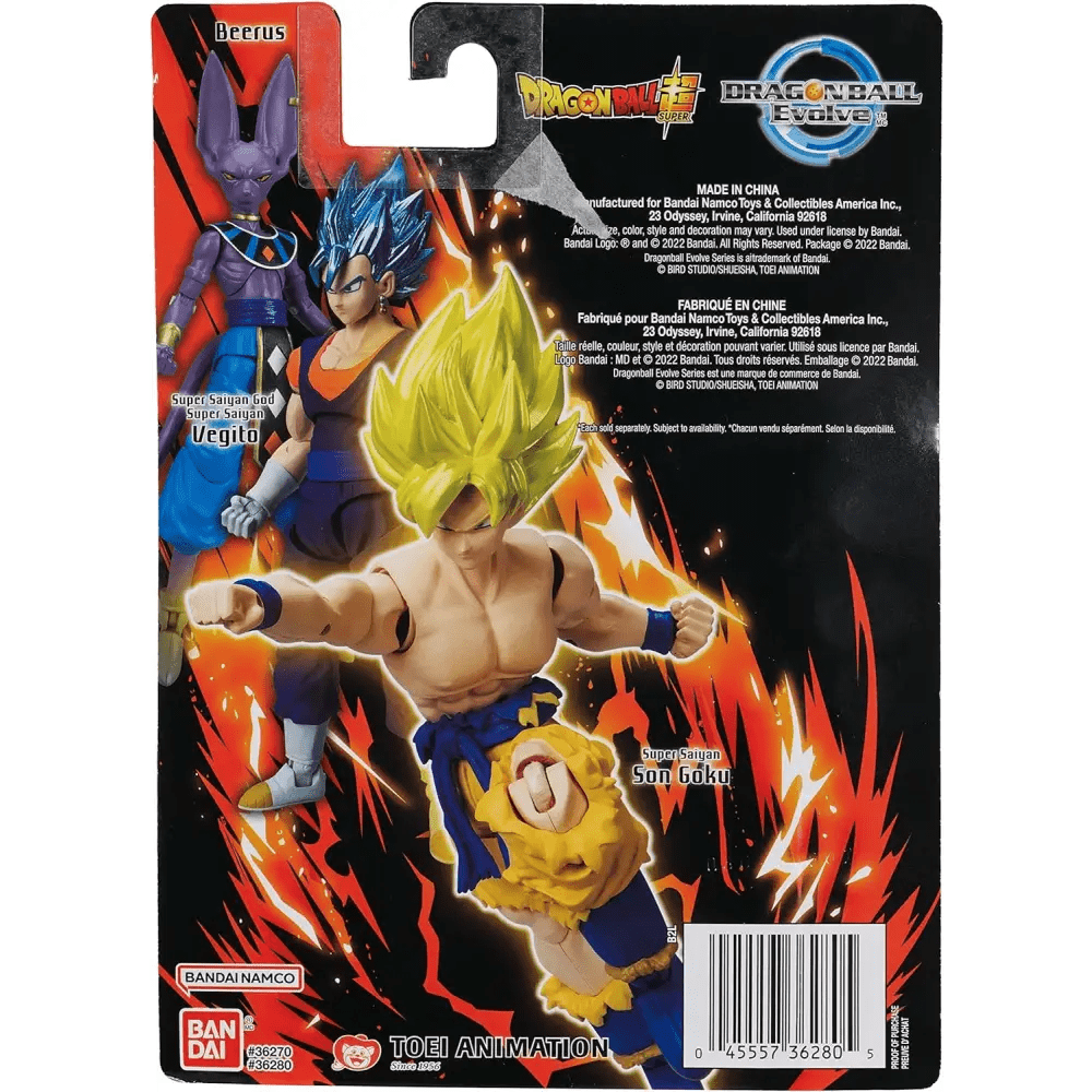 Super Saiyan Son Goku action figure Dragon Ball Super Evolve - Giocattoli e Bambini - Toys Store3296580362806
