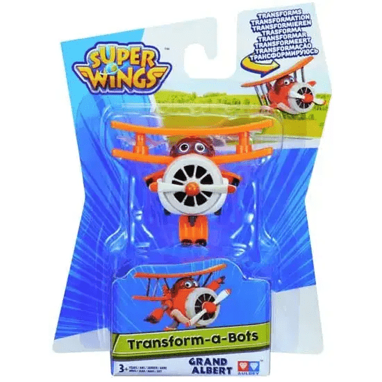 Super Wings Transform - a - Bots Grand Albert - Giocattoli e Bambini - Toys Store6911400346619