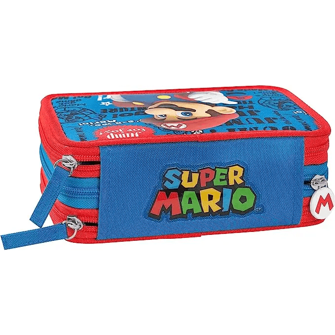 SUPERMARIO Astuccio 3 Scomparti - Giocattoli e Bambini - Toys Store8058263157230
