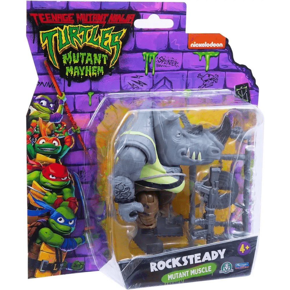 Tartarughe Ninja Caos Mutante Rocksteady - Giocattoli e Bambini - Toys Store8056379152569