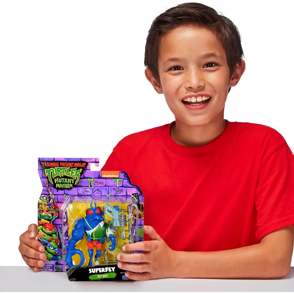 Teenage Mutant Ninja Turtles Mayhem personaggio Superfly - Giochi Preziosi - 0043377832874