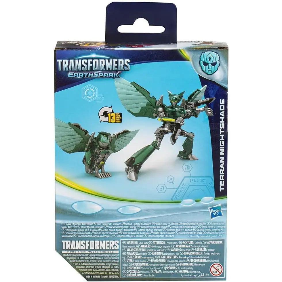 Transformers EarthSpark Nightshade deluxe class - hasbro - 5010996209085