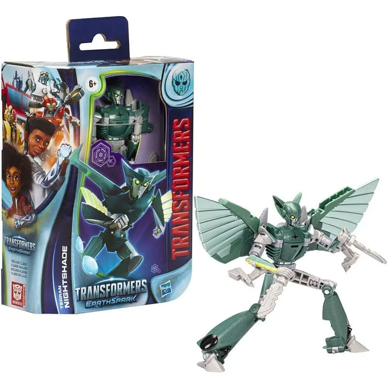 Transformers EarthSpark Nightshade deluxe class - hasbro - 5010996209085