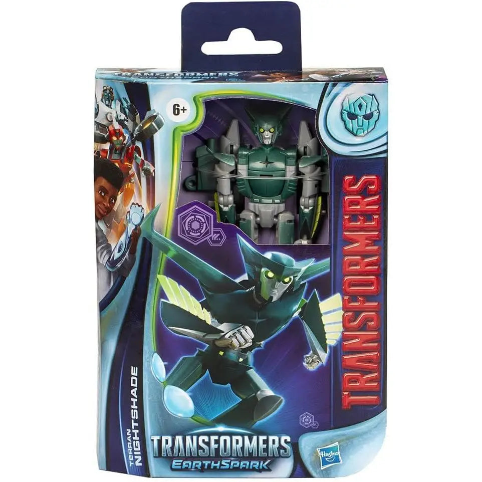 Transformers EarthSpark Nightshade deluxe class - hasbro - 5010996209085