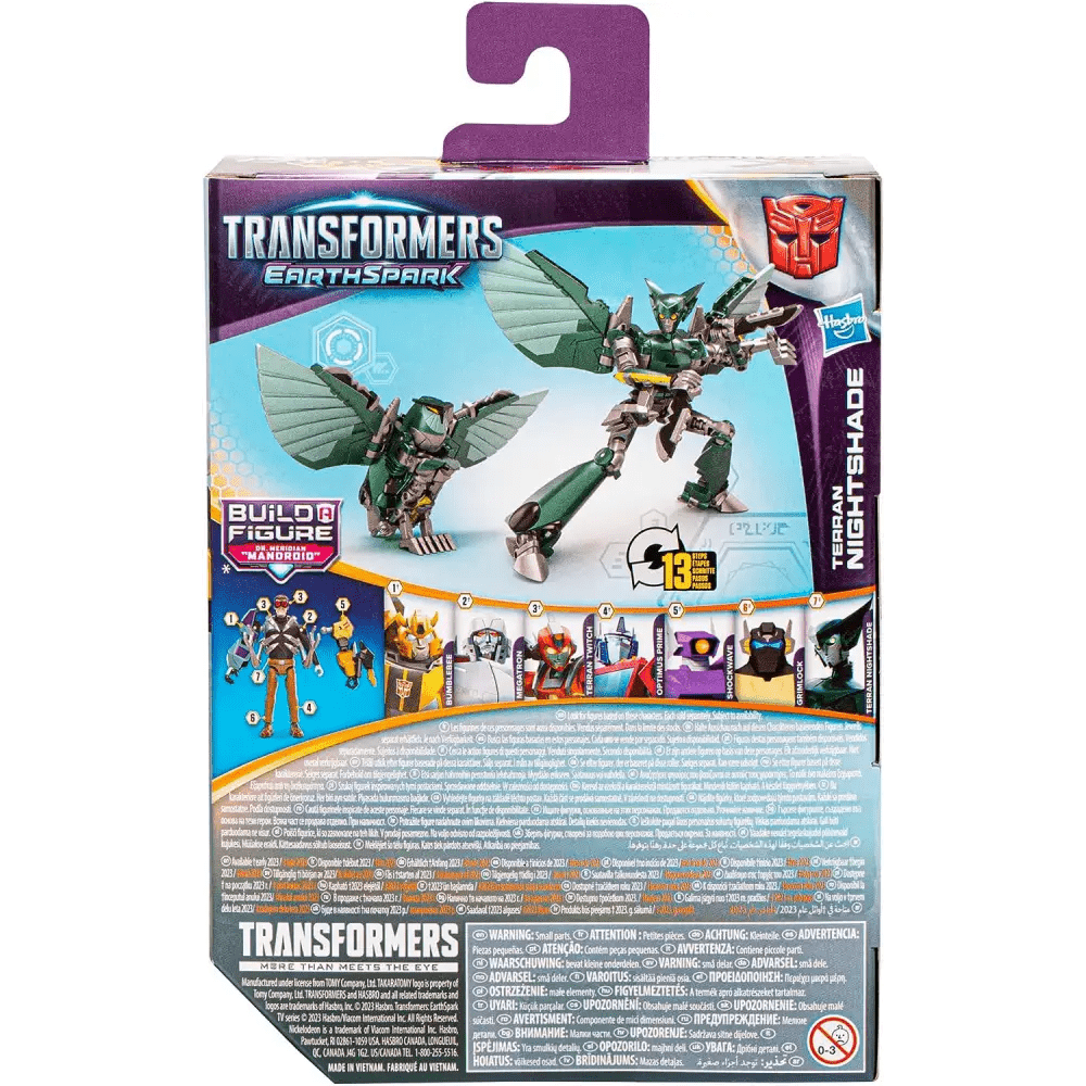 Transformers EARTHSPARK Terran Nightshade - Giocattoli e Bambini - Toys Store5010996134639