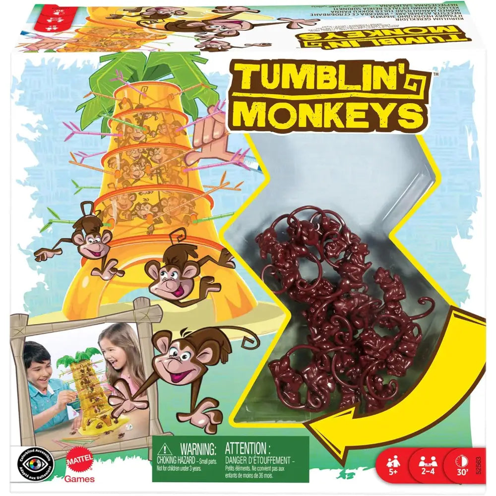Tumblin’ Monkeys gioco Salva le Scimmie - MATTEL - Giochi in scatola - 5011363525630