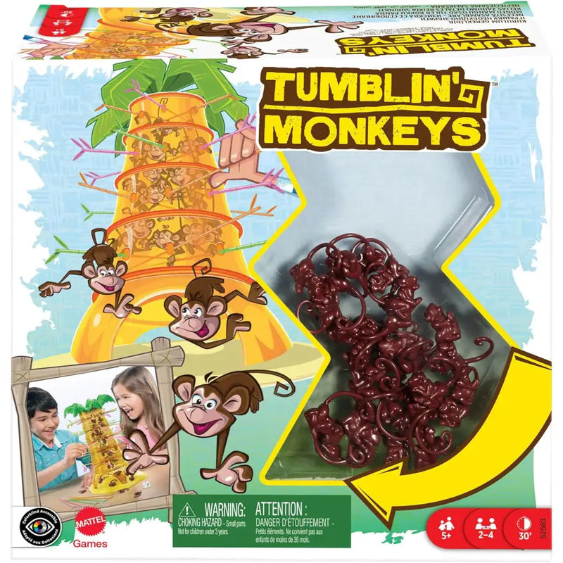 Tumblin’ Monkeys gioco Salva le Scimmie - MATTEL - Giochi in scatola - 5011363525630