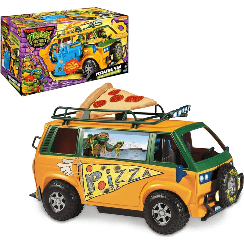 Turtles Mutant Mayhem Il Van Lancia Pizze - Giocattoli e Bambini - Toys Store8056379151043