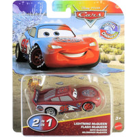 Veicolo cars lightning mcqueen cambia colore die-cast rosso e bianco con numero 95 e decalcomanie lightyear