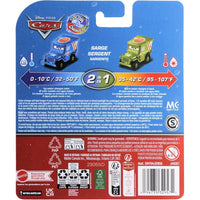 Veicolo cars sergente veicolo in plastica blu e verde con funzione cambia colore della linea disney pixar cars