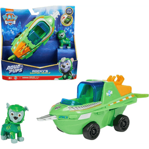 Veicolo trasformabile di Rocky Paw Patrol Aqua Pups