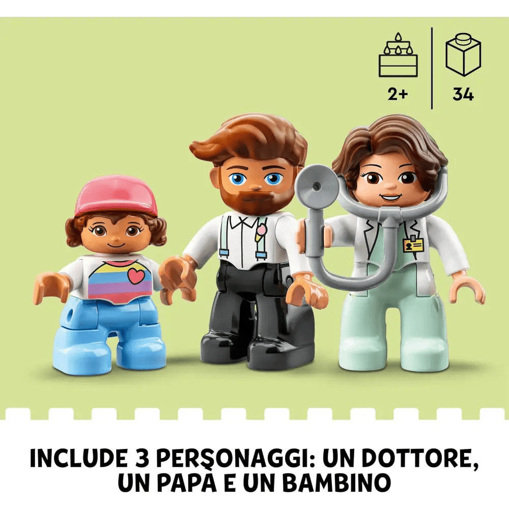 Visita dal Dottore LEGO DUPLO 10968 - Giocattoli e Bambini - Toys Store5702017153643