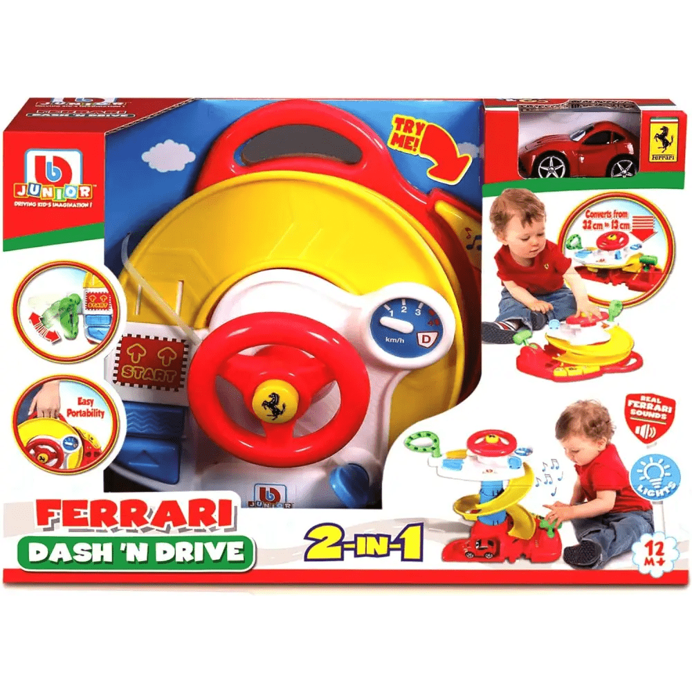 Volante Ferrari Dash and Drive - Giocattoli e Bambini - Toys Store4893998888035