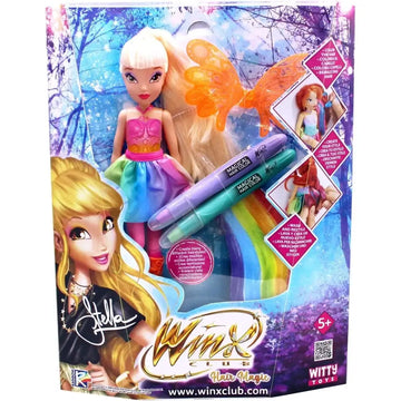 Winx Club Hair Magic Stella - Giochi Preziosi - Bambole - 8027679074011