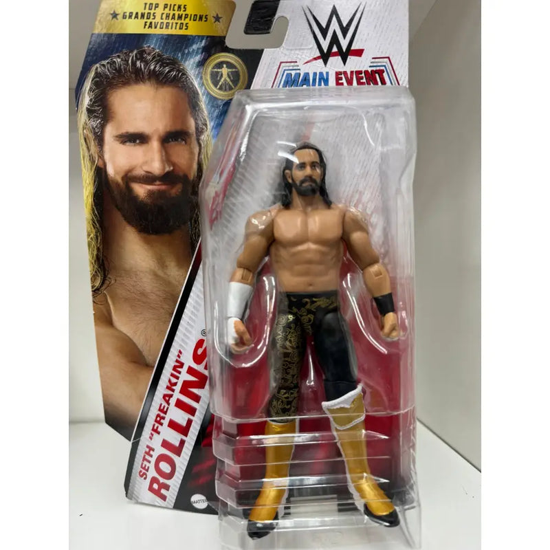 WWE Main Event Top Picks personaggio Seth `FREAKIN` Rollins - Mattel - 0194735198092
