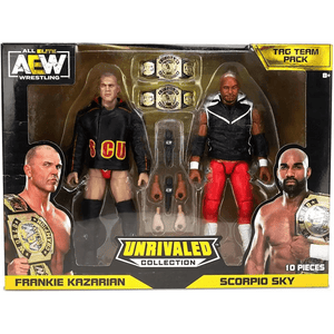 WWE Wrestling Unrivaled Collection personaggi Frankie Kazarian e Scorpio Sky