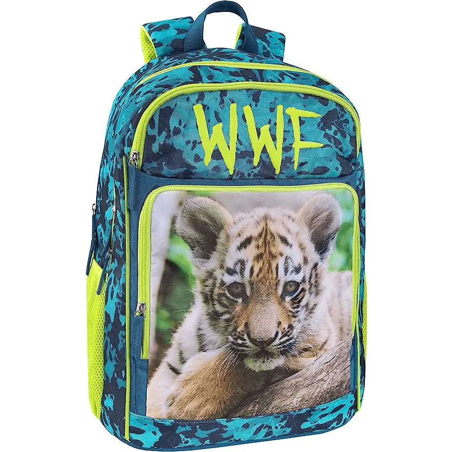 WWF Zaino Scuola organizzato fotografico tigrotto - Giocattoli e Bambini - Toys Store8058263156868