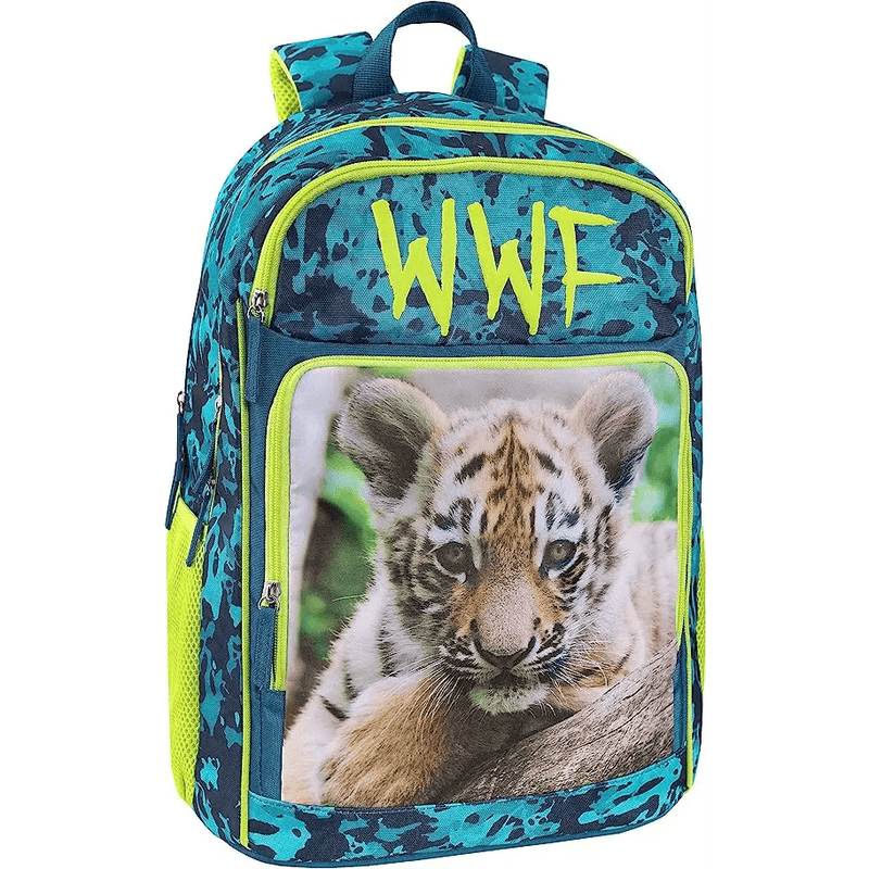 WWF Zaino Scuola organizzato fotografico tigrotto - Giocattoli e Bambini - Toys Store8058263156868