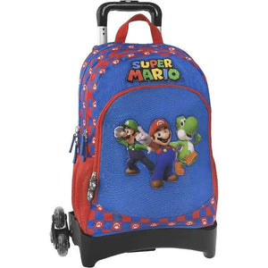 Zaino Organizzato Supermario con Trolley Staccabile