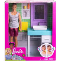 Barbie - Playset Il Bagno di Ken - Giocattoli e Bambini