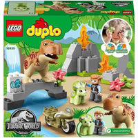 Fuga del T.rex e del Triceratopo LEGO Duplo 10939 - Giocattoli e Bambini