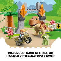 Fuga del T.rex e del Triceratopo LEGO Duplo 10939 - Giocattoli e Bambini
