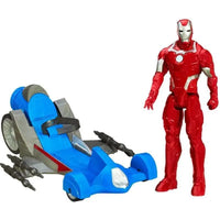 Iron Man personaggio Avengers 30 cm con veicolo - Giocattoli e Bambini