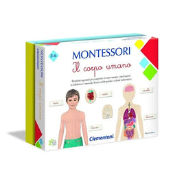 Montessori - Il Corpo Umano - versione italiana - Giocattoli e Bambini