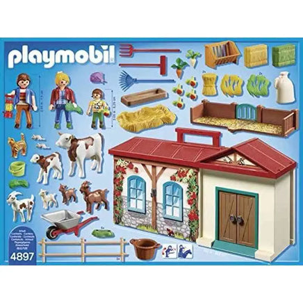 Playmobil 4897 Fattoria Portatile - Giocattoli e Bambini
