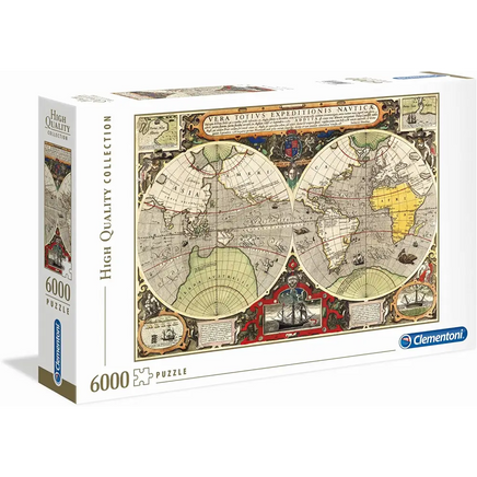 Puzzle 6000 pezzi Antica mappa nautica