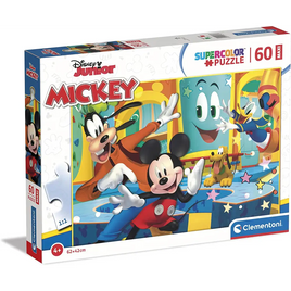 Puzzle Maxi Supercolor Disney Mickey 60 Pezzi