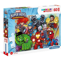 Puzzle Supercolor Marvel Super Hero 60 pezzi Maxi - Giocattoli e Bambini