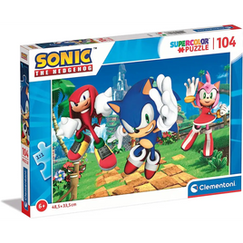Sonic Supercolor Puzzle 104 Pezzi