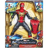 Spider-Man Action Figure con Tuta Thwip Blast Integrata - Giocattoli e Bambini